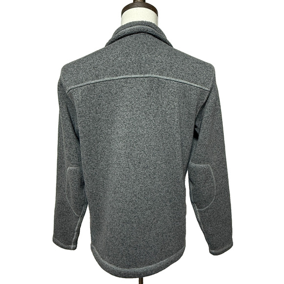 The North Face Sweater Mens Medium Gray 1/4 Zip Pullover Fleece Gordon Lyons - Picture 2 of 10